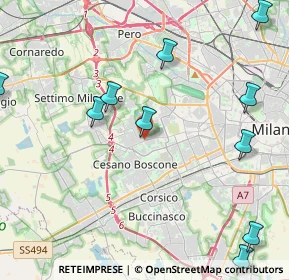 Mappa Via Cividale del Friuli, 20152 Milano MI, Italia (6.19462)