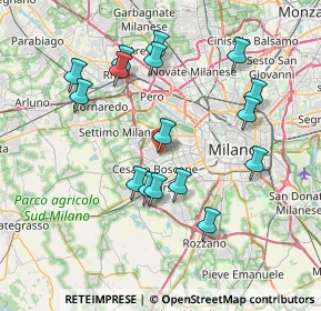 Mappa Via Cividale del Friuli, 20152 Milano MI, Italia (7.46875)