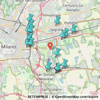 Mappa Aeroporto Milano Linate, 20090 Segrate MI, Italia (3.99211)