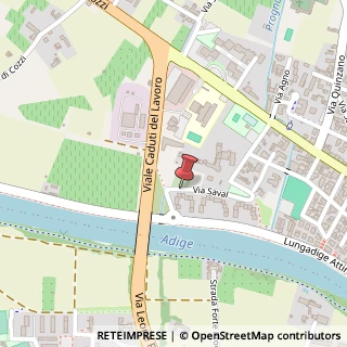 Mappa Via Saval, 25, 37124 Verona, Verona (Veneto)