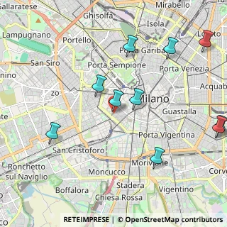 Mappa Piazza Sant'Agostino, 20100 Milano MI, Italia (2.63364)