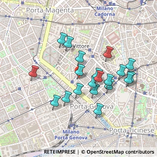 Mappa Piazza Sant'Agostino, 20100 Milano MI, Italia (0.426)
