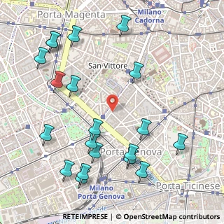 Mappa Piazza Sant'Agostino, 20100 Milano MI, Italia (0.635)