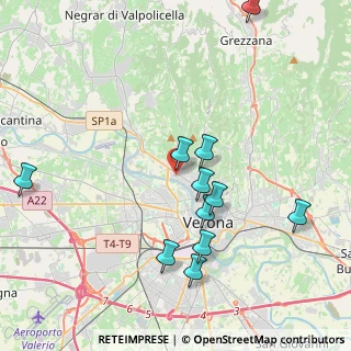 Mappa Via Eleonora Duse, 37124 Verona VR, Italia (4.18364)