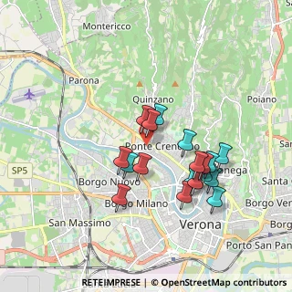 Mappa Via Eleonora Duse, 37124 Verona VR, Italia (1.60389)