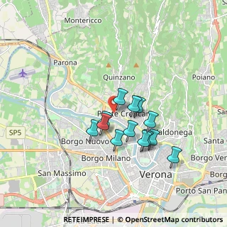 Mappa Via Eleonora Duse, 37124 Verona VR, Italia (1.35846)