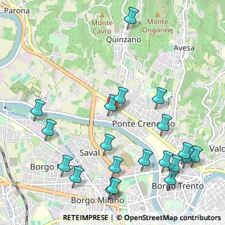 Mappa Via Eleonora Duse, 37124 Verona VR, Italia (1.3375)