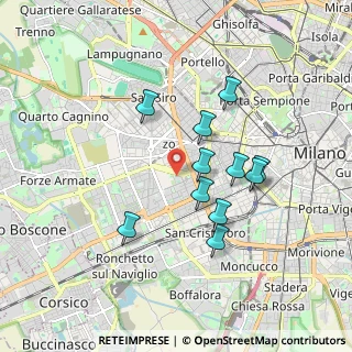 Mappa , 20146 Milano MI, Italia (1.55545)