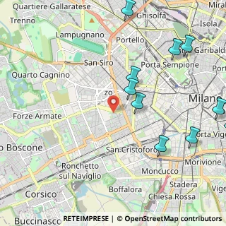 Mappa , 20146 Milano MI, Italia (3.01083)
