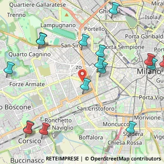 Mappa , 20146 Milano MI, Italia (2.8575)