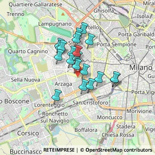 Mappa , 20146 Milano MI, Italia (1.3395)