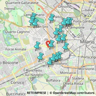 Mappa , 20146 Milano MI, Italia (1.69211)