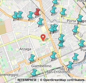 Mappa , 20146 Milano MI, Italia (1.2485)