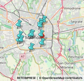 Mappa Via Giacomo Pinaroli, 20135 Milano MI, Italia (2.92167)