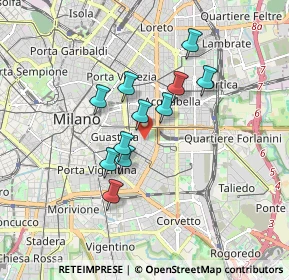 Mappa Via Giacomo Pinaroli, 20135 Milano MI, Italia (1.34818)