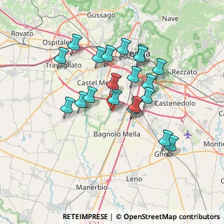 Mappa Via Carolina Schioppetti, 25020 Poncarale BS, Italia (6.4195)
