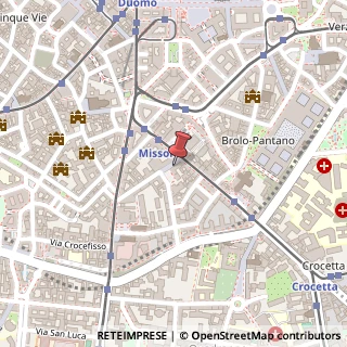 Mappa Via Rugabella, 1, 20122 Milano, Milano (Lombardia)