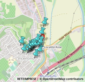 Mappa Via Venezia, 36054 Montebello Vicentino VI, Italia (0.329)