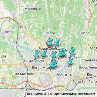Mappa Via Sante Pinaroli, 37124 Verona VR, Italia (1.41364)