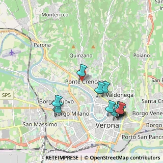 Mappa Via Sante Pinaroli, 37124 Verona VR, Italia (2.1375)