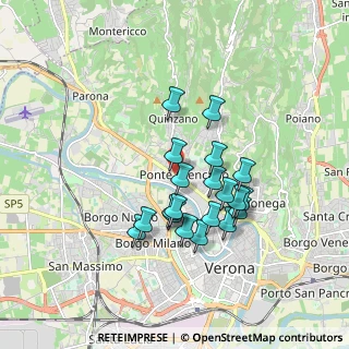 Mappa Via Sante Pinaroli, 37124 Verona VR, Italia (1.486)