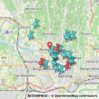 Mappa Via Sante Pinaroli, 37124 Verona VR, Italia (1.6725)