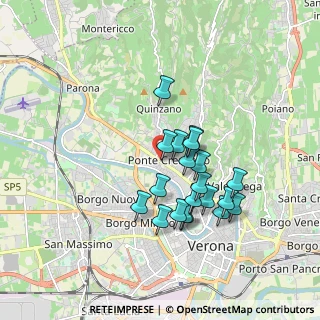 Mappa Via Sante Pinaroli, 37124 Verona VR, Italia (1.528)
