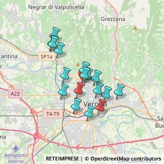 Mappa Via Sante Pinaroli, 37124 Verona VR, Italia (2.81529)