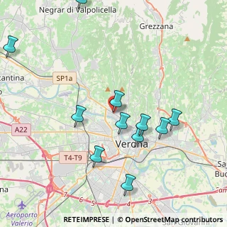 Mappa Via Trento, 37124 Verona VR, Italia (4.28636)