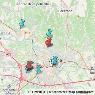 Mappa Via Trento, 37124 Verona VR, Italia (3.99167)