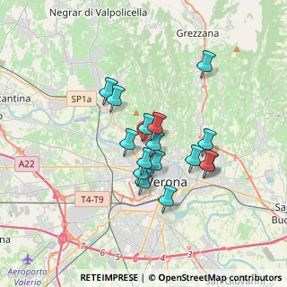 Mappa Via Sante Pinaroli, 37124 Verona VR, Italia (2.72188)