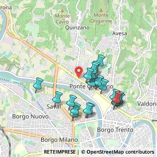 Mappa Via Sante Pinaroli, 37124 Verona VR, Italia (0.883)