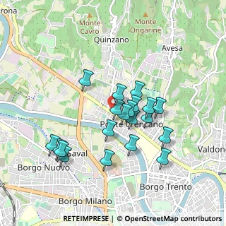 Mappa Via Sante Pinaroli, 37124 Verona VR, Italia (0.7905)