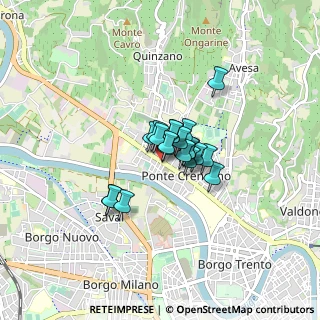 Mappa Via Sante Pinaroli, 37124 Verona VR, Italia (0.4375)