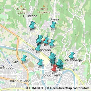 Mappa Via Santini, 37124 Verona VR, Italia (0.872)