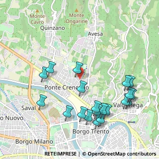 Mappa Via Santini, 37124 Verona VR, Italia (1.171)