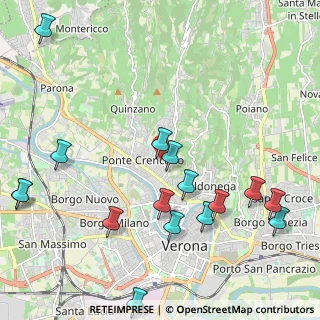 Mappa Via Santini, 37124 Verona VR, Italia (2.63063)
