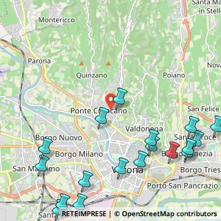 Mappa Via Santini, 37124 Verona VR, Italia (3.115)