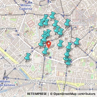 Mappa Via Pio IV, 20123 Milano MI, Italia (0.4035)