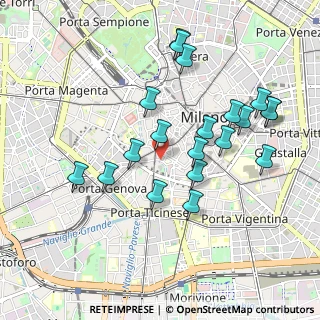 Mappa Via Pio IV, 20123 Milano MI, Italia (0.9475)