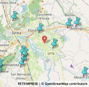 Mappa Via C. Casale, 10015 Ivrea TO, Italia (2.85333)