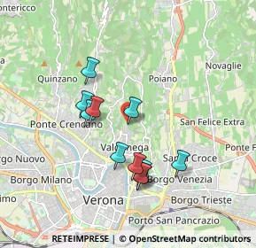 Mappa Largo Bruno Castiglioni, 37128 Verona VR, Italia (1.55091)