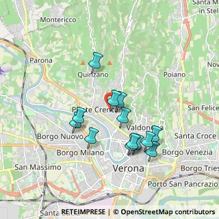 Mappa Via Achille Sacchi, 37124 Verona VR, Italia (1.60154)