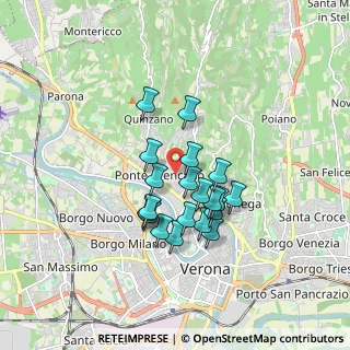 Mappa Via Achille Sacchi, 37124 Verona VR, Italia (1.351)