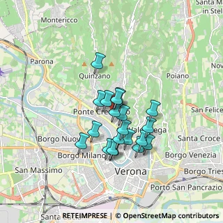 Mappa Via Achille Sacchi, 37124 Verona VR, Italia (1.327)