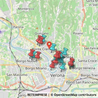 Mappa Via Achille Sacchi, 37124 Verona VR, Italia (1.575)