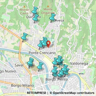 Mappa Via Achille Sacchi, 37124 Verona VR, Italia (1.0855)