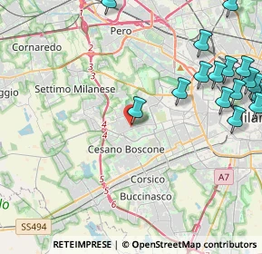 Mappa Via Don Ernesto Vercesi, 20152 Milano MI, Italia (6.3035)