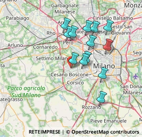 Mappa Via Don Ernesto Vercesi, 20152 Milano MI, Italia (6.37231)