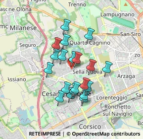 Mappa Via Don Ernesto Vercesi, 20152 Milano MI, Italia (1.398)